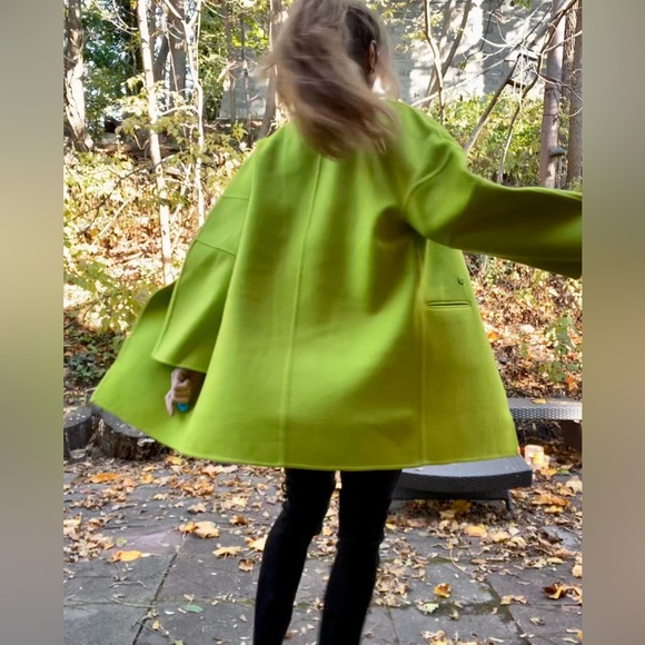 Blue Sky Factory Mongolian wool coat Sz S/M Brand New - Picture 5 of 16